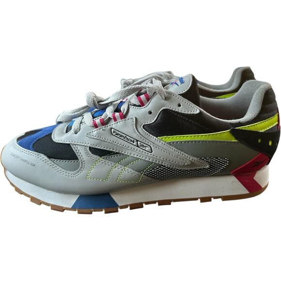 Reebok Classic Leather ATI Dad Sneakers DV5375 Grey Black Pink Lime Men’s Sz 11 - Picture 6 of 11